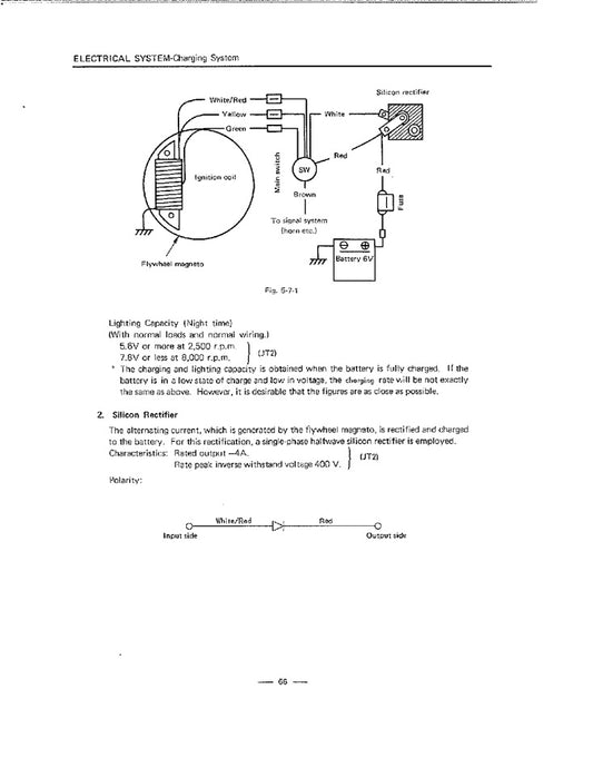 1971-1972 Yamaha JT1 JT-1 60 Service Manual
