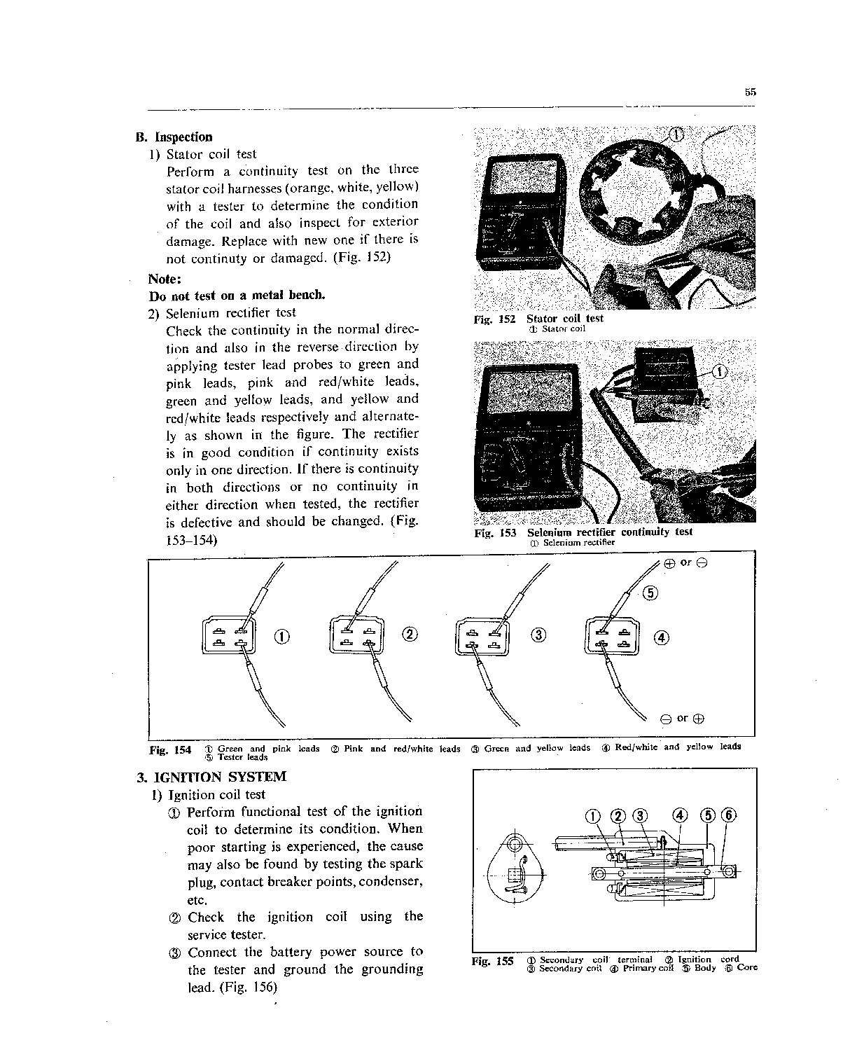 1970-1980 Honda CB125S Manual de taller de servicio de reparación