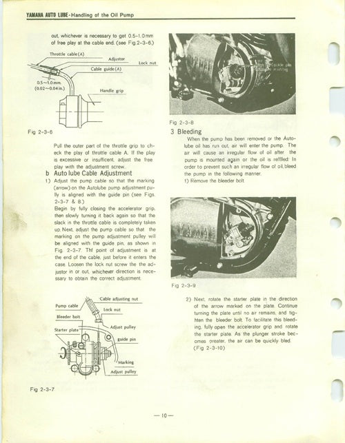 1971 Yamaha DT1E DT-1E 250 Service Manual