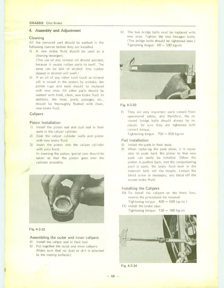 1973-1975 Yamaha RD250A RD250B A B Service Manual