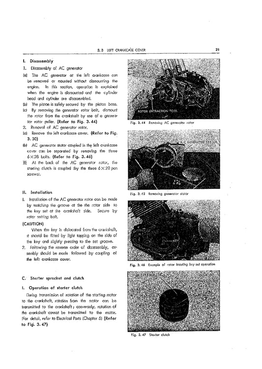 1969-1971 K1-K4 Honda CB125 Handbuch