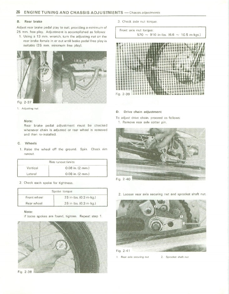 1975on Yamaha RD200 DX RD200DX Service Manual