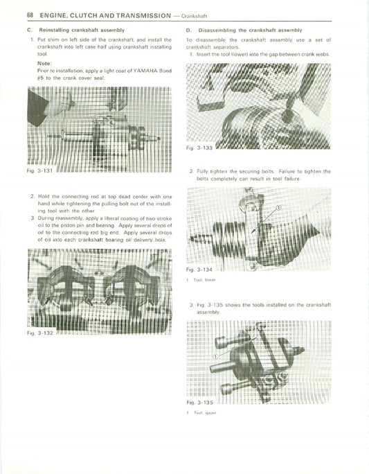 1980-1981 Yamaha XS850 XS 850 G Manual de servicio