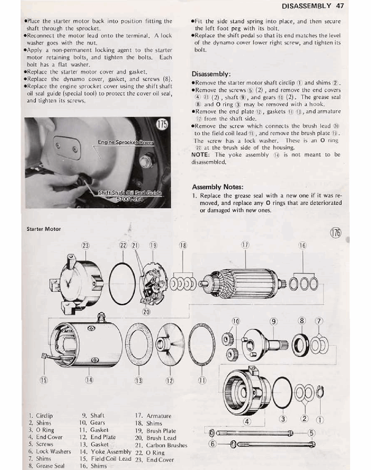 1979-1981 Kawasaki KZ400H1 LTD Z400 H1 H2 H3 Twin Cylinder Service Manual