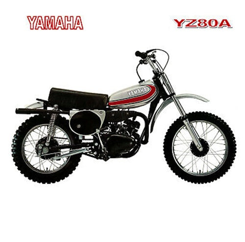 1974 Yamaha YZ80 YZ 80A Motocross Service Manual