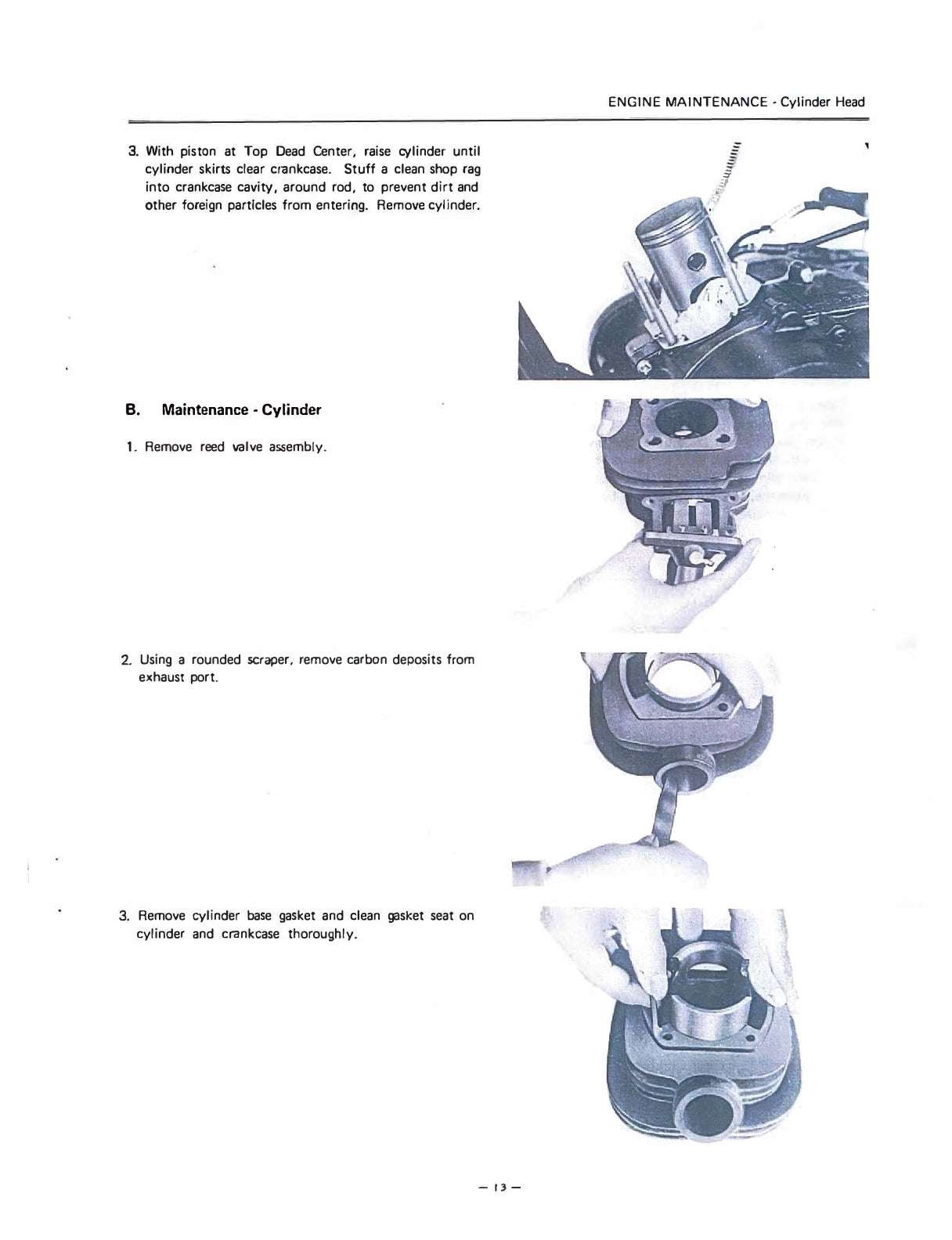 1974 Yamaha YZ80 YZ 80A Motocross Service Manual
