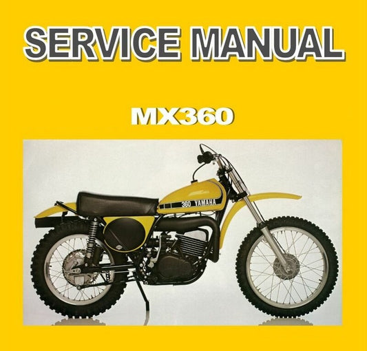 1974on Yamaha MX360 MX 360 Service Manual