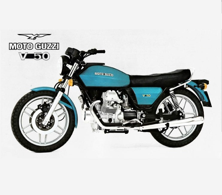 1975 a 1980 Moto Guzzi V50 500 Manual de servicio