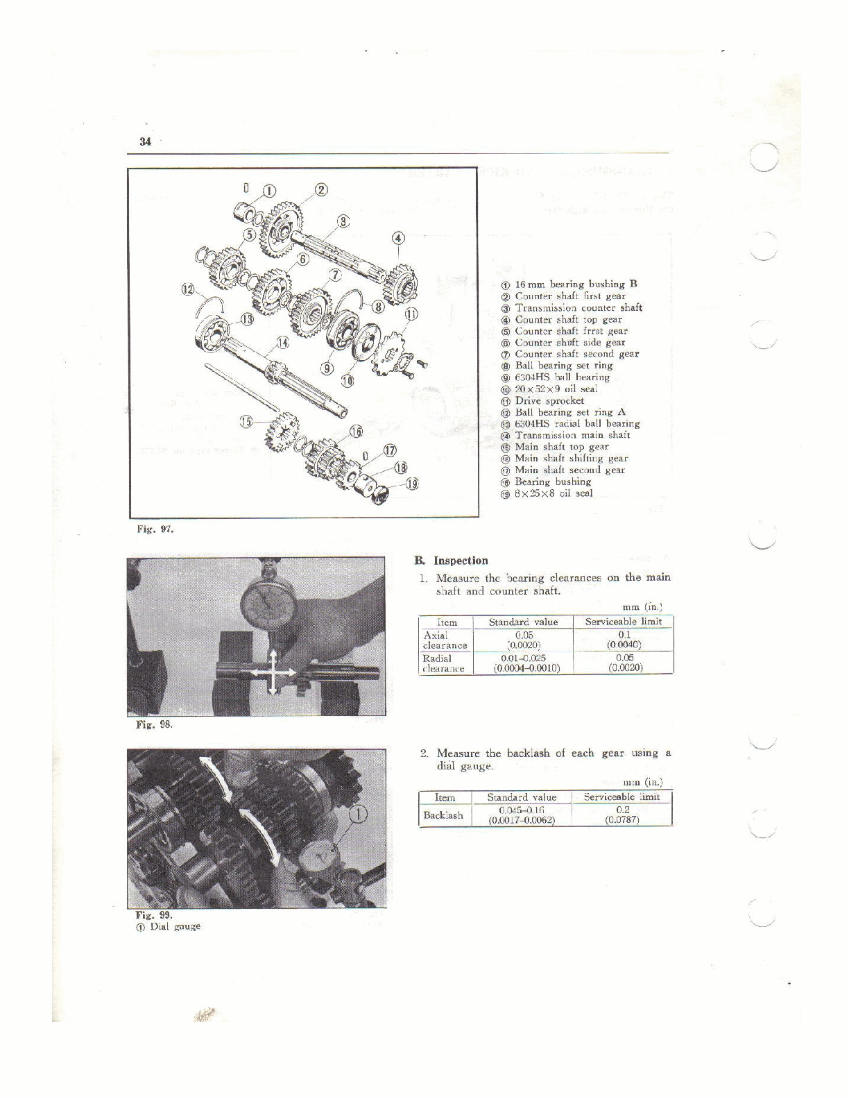 1971-1974 K5-K7 Honda CB175 Manual