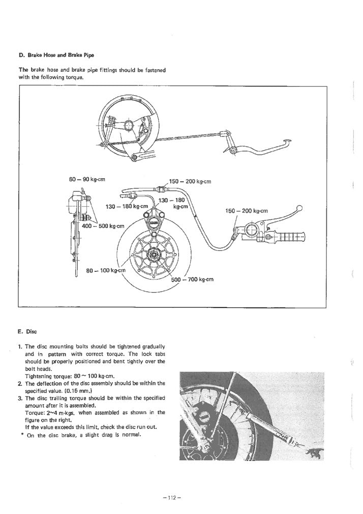 1975 Yamaha XS650B XS 650 B Service Manual