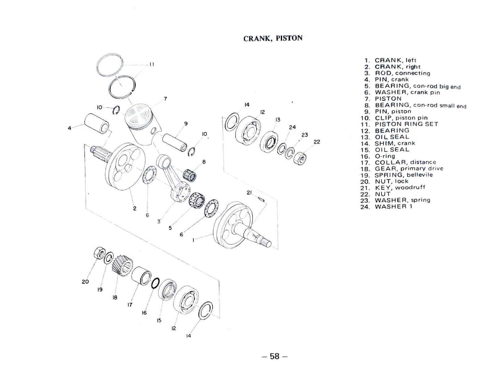 1975 Yamaha YZ80 YZ 80B Motocross Service Manual