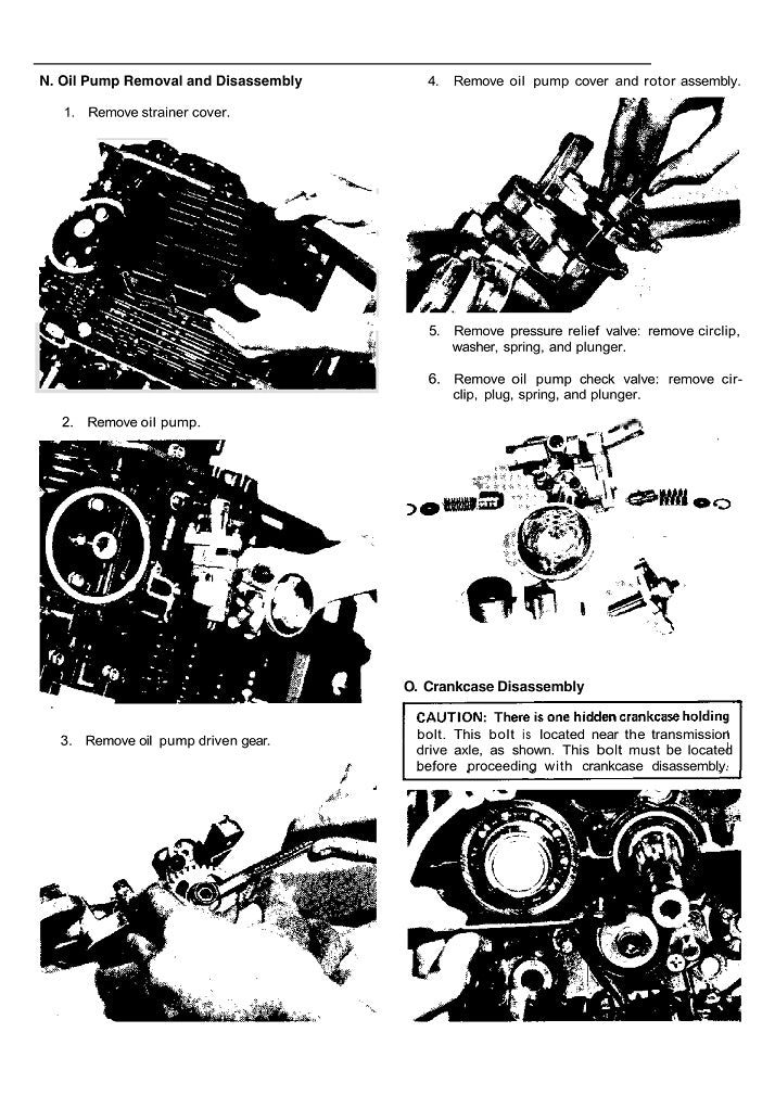 1976-1977 Yamaha XS750 XS 750 Service Manual