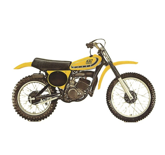 1976 Yamaha YZ100 YZ 100 YZ100C Motocross Service Manual