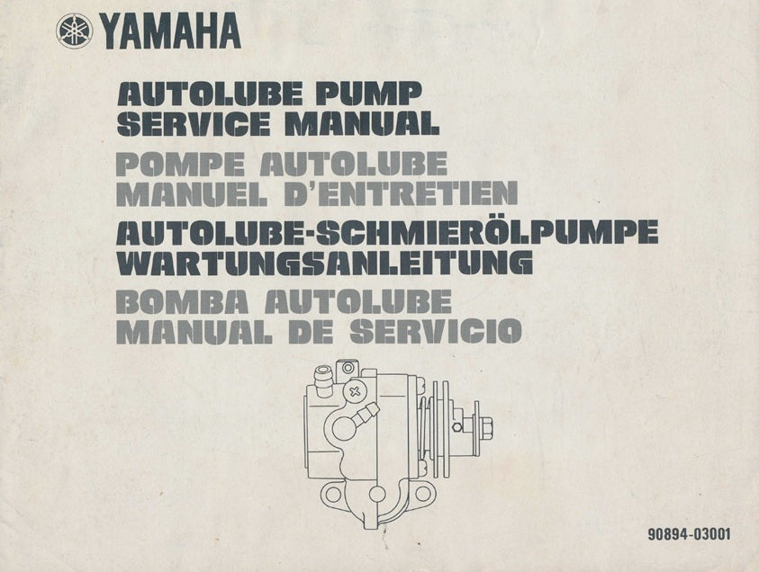 Yamaha Autolube Pump Service / Workshop / Repair Manual