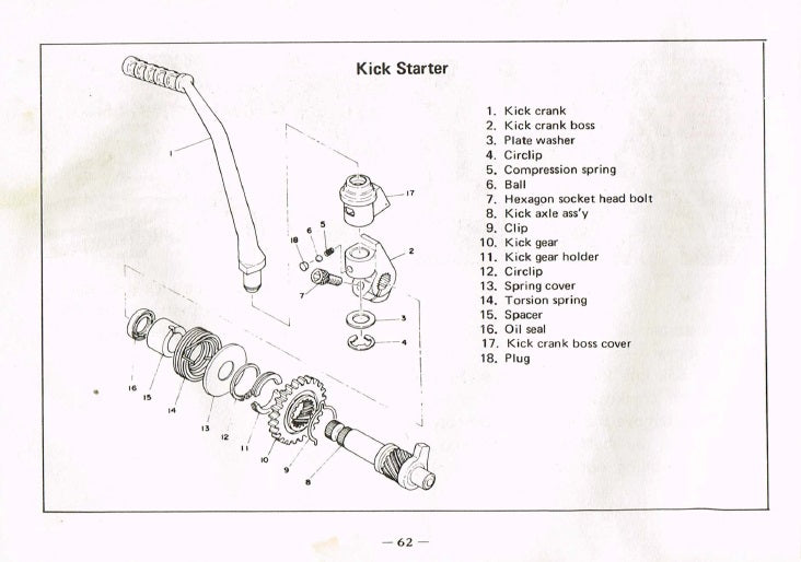 1977 Yamaha IT175 IT 175 Service Manual