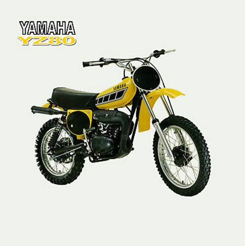 1977 Yamaha YZ80 YZ 80D Motocross Service Manual