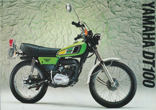 1977 Yamaha DT100D DT100 D Service Manual