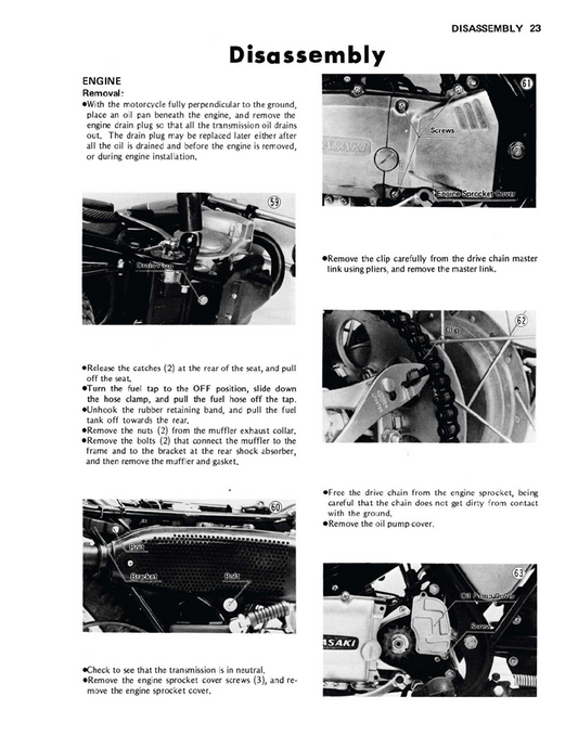 1978-1982 Kawasaki KE125 KE 125 Enduro Service Manual