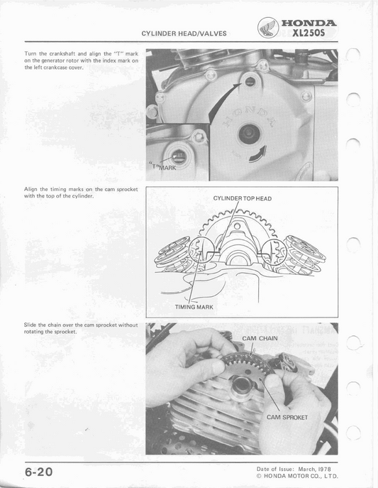 1978-1981 Honda XL250S Manual