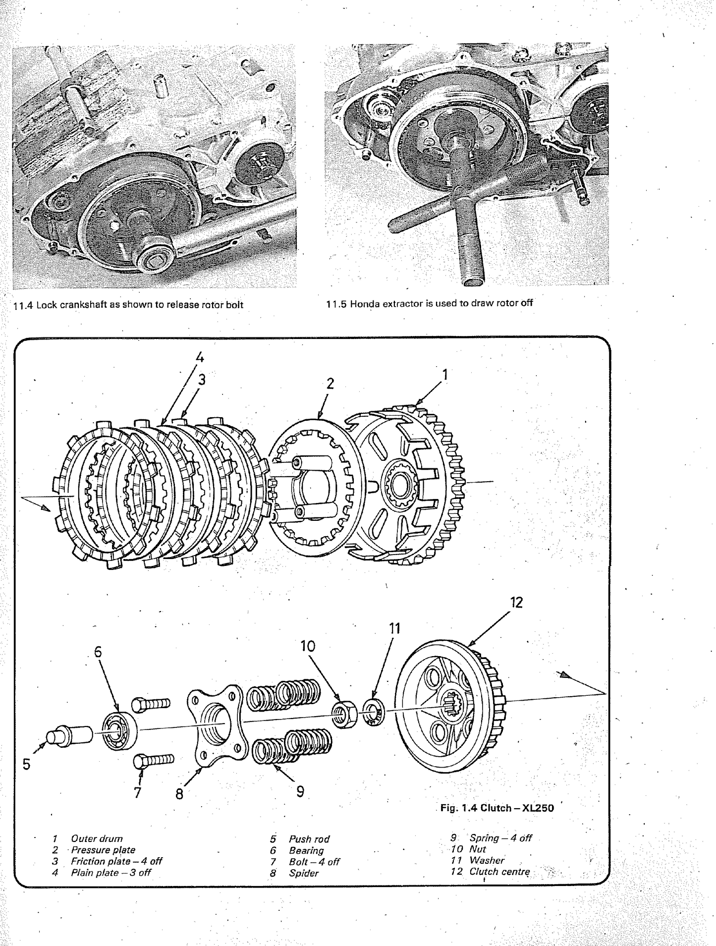 1979-1982 Honda XR500R XR500 Service Manual