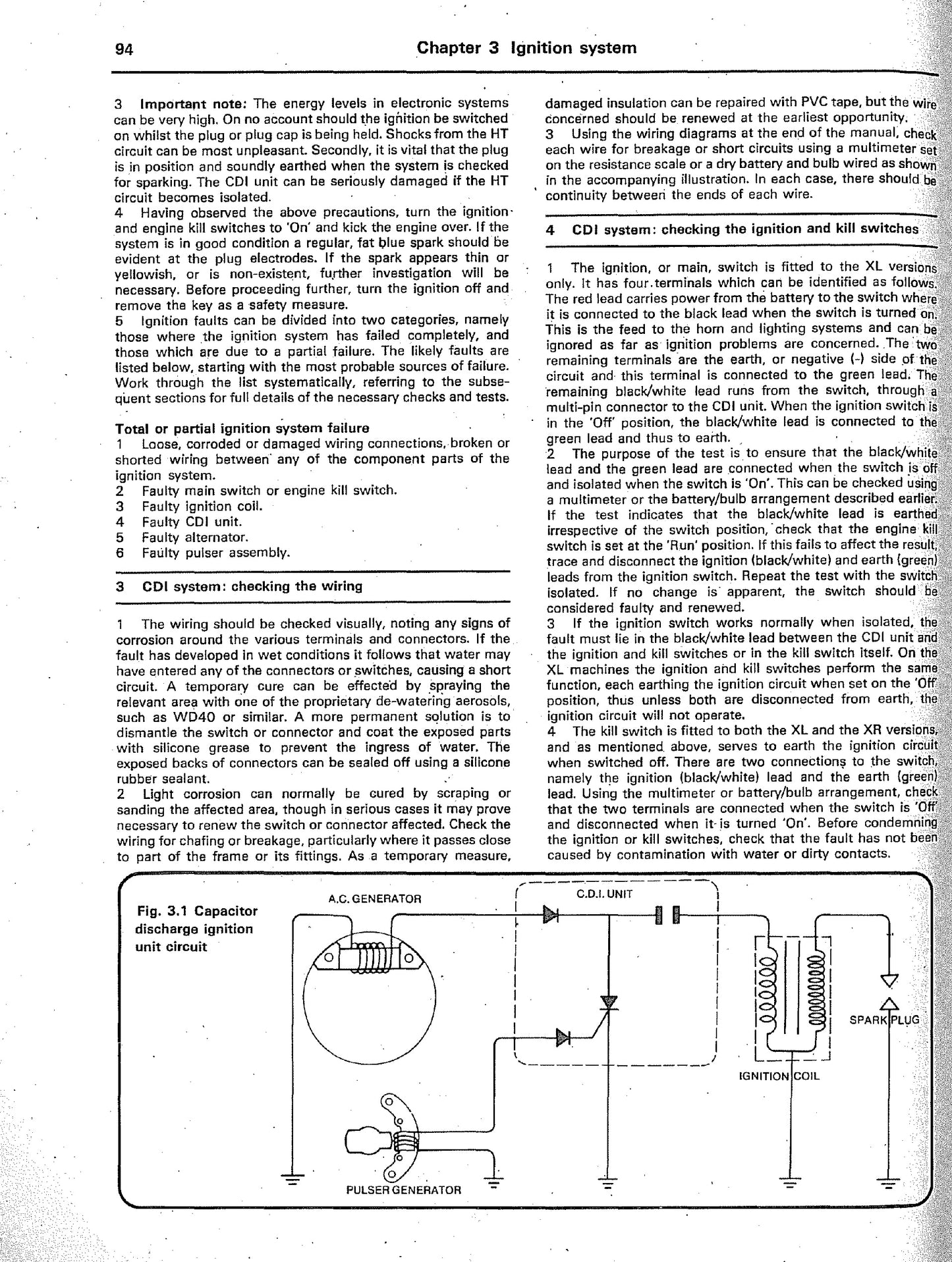 1983-1984 Honda XL600R Handbuch