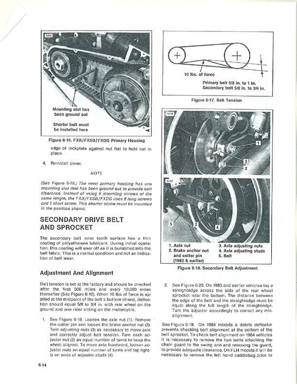 1980-1984 Harley Davidson FXSB Shovelhead Service Manual