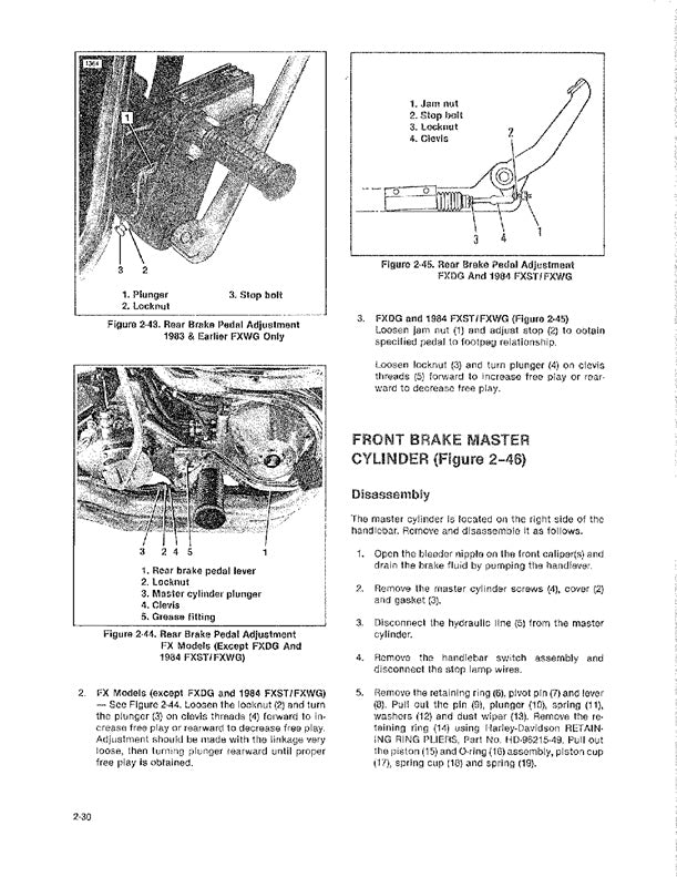 1980-1984 Harley Davidson FXEF Fat Bob Service Manual – retro