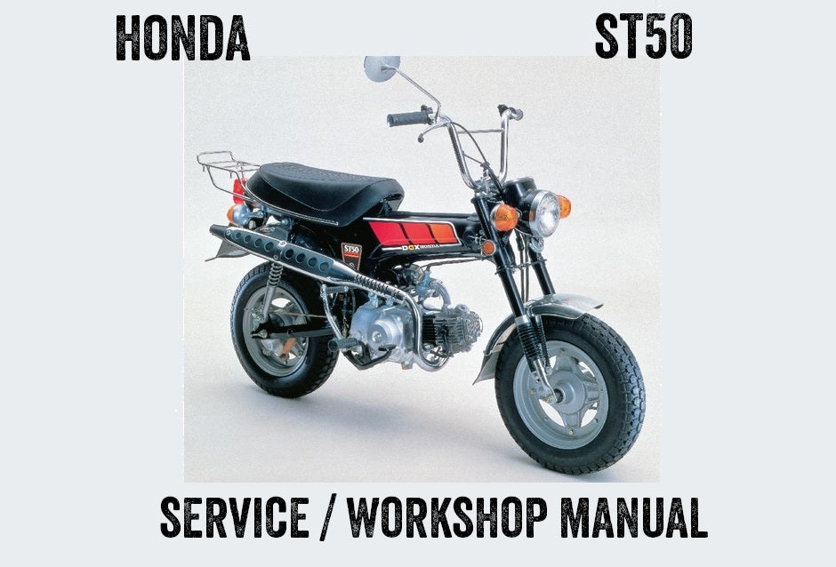 Manual de scooter Honda ST50 Dax 1969-1982