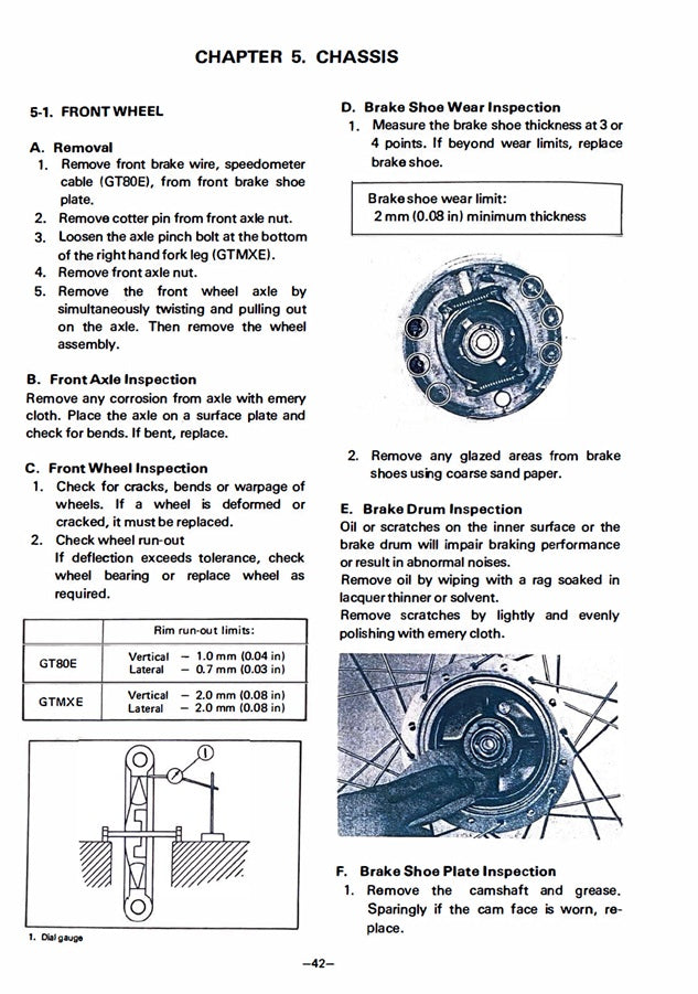 1978 Yamaha GT80E Service Manual
