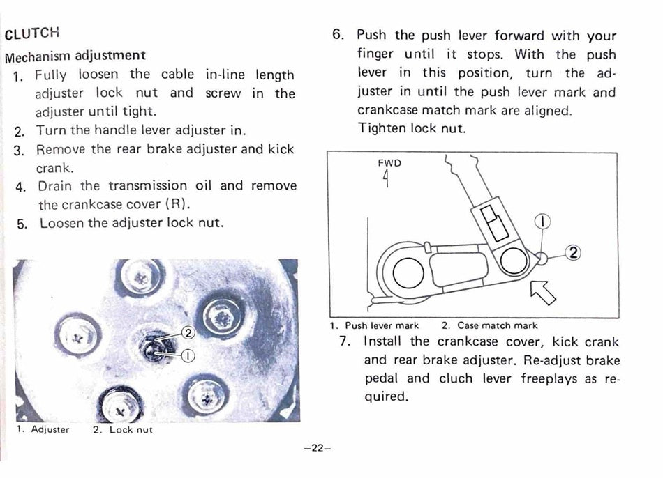 1978 Yamaha YZ100 YZ 100 YZ100E Motocross Service Manual