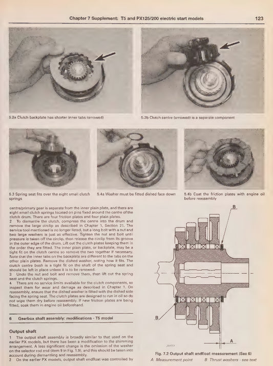 1978 to 1982 Vespa P125X P125 X Service Manual