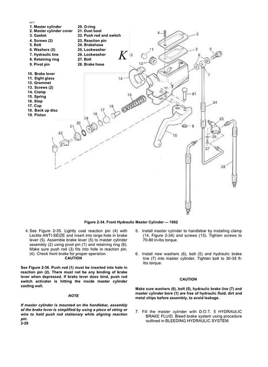 1979-1980 Harley Davidson XLS1000 Sportster Manual de servicio