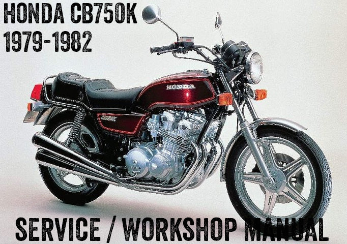 1979-1982 Honda CB750K cuatro manuales