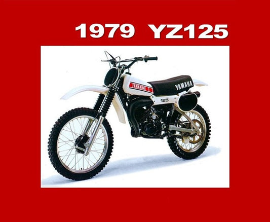 1979 Yamaha YZ125 YZ 125 YZ125F Motocross Service Manual
