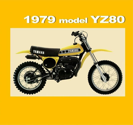 1979 Yamaha YZ80 YZ 80F Motocross Service Manual