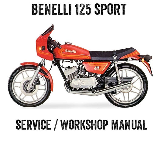 1981-1985 Benelli 125 Sport Service Manual