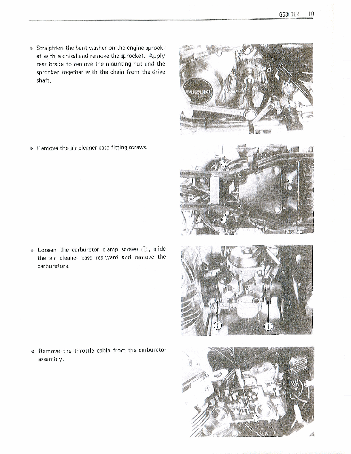 1980-1983 Suzuki GS250T Twin Service Manual