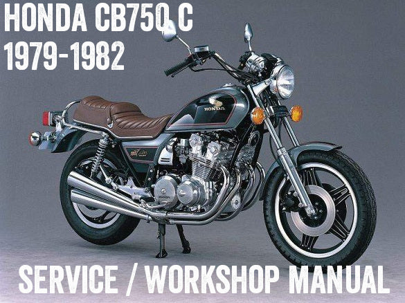 1980-1982 Honda CB750C cuatro manuales