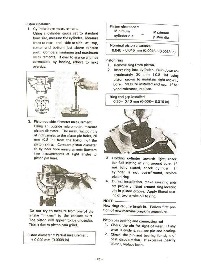 1979 Yamaha YZ100 YZ 100 YZ100F Motocross Service Manual