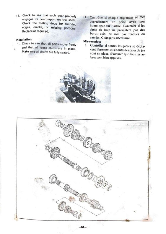1980 Yamaha YZ465 YZ465G YZ 465 Motocross Service Manual