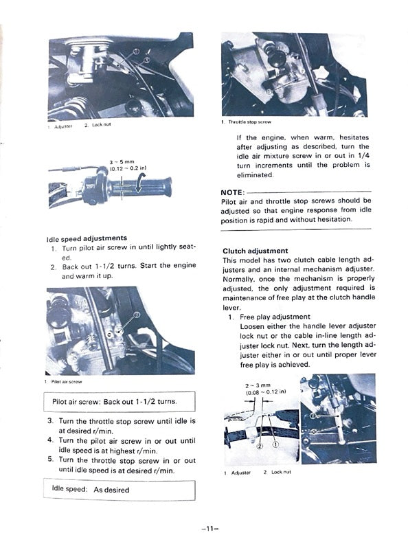 1980on Yamaha YZ50 YZ 50 Motocross Service Manual