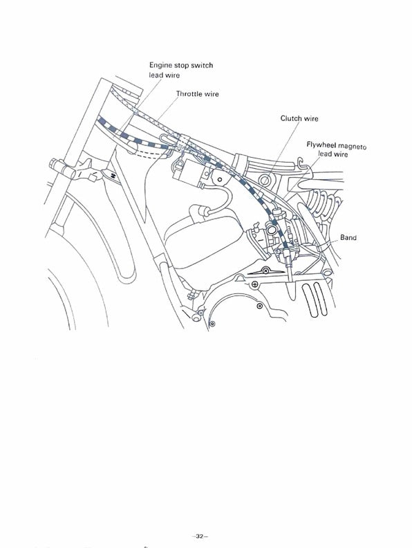 1980on Yamaha YZ50 YZ 50 Motocross Service Manual