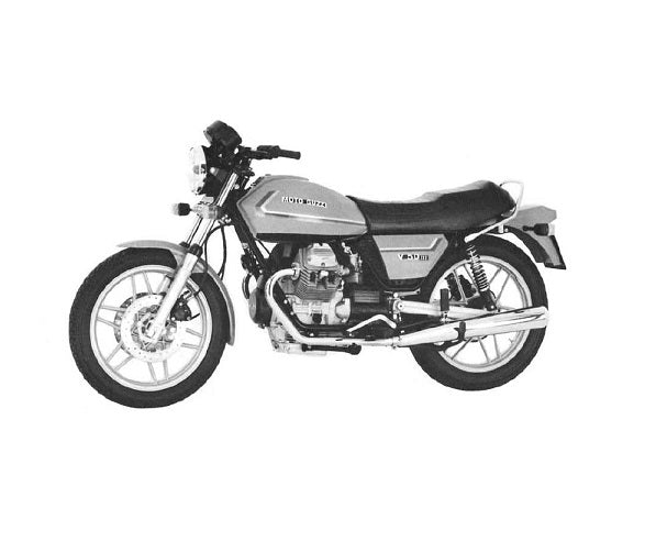 1981 a 1986 Moto Guzzi V50 III 500 Manual de servicio