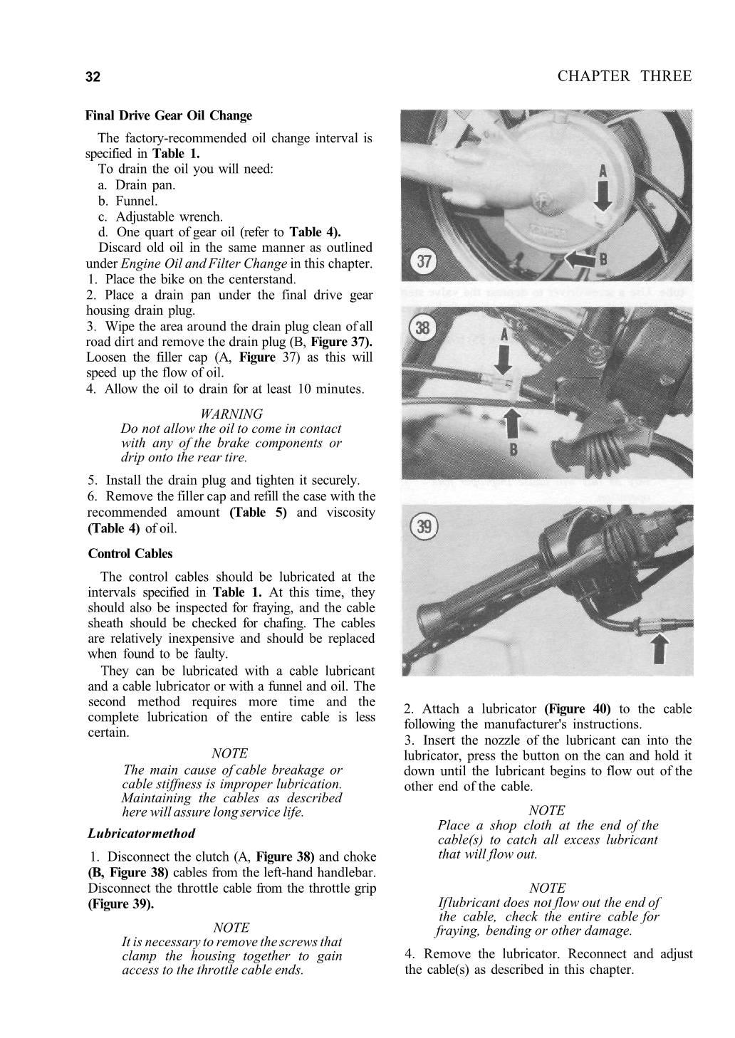 1981-2003 Yamaha XV535 XV 535 Virago Manual de servicio