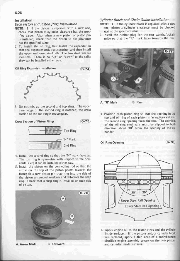 1976-1980 Kawasaki Z1000A KZ1000A Service Manual