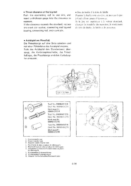 1988-2008 Yamaha DT125R DT125 R Manual de servicio
