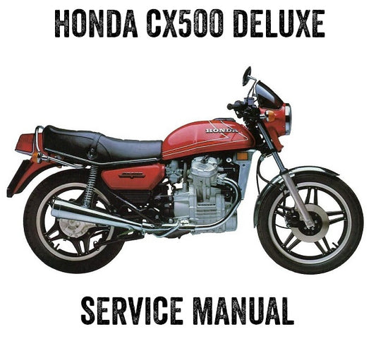 1978-1982 Honda CX500 CX 500 Deluxe Manual