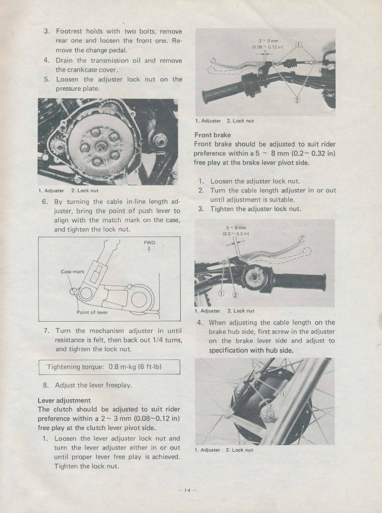 1996-2001 Yamaha YZ125 YZ 125 Manual de servicio de motocross