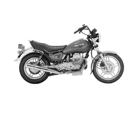 1982 to 1985 Moto Guzzi V35C Custom 350 Service Manual