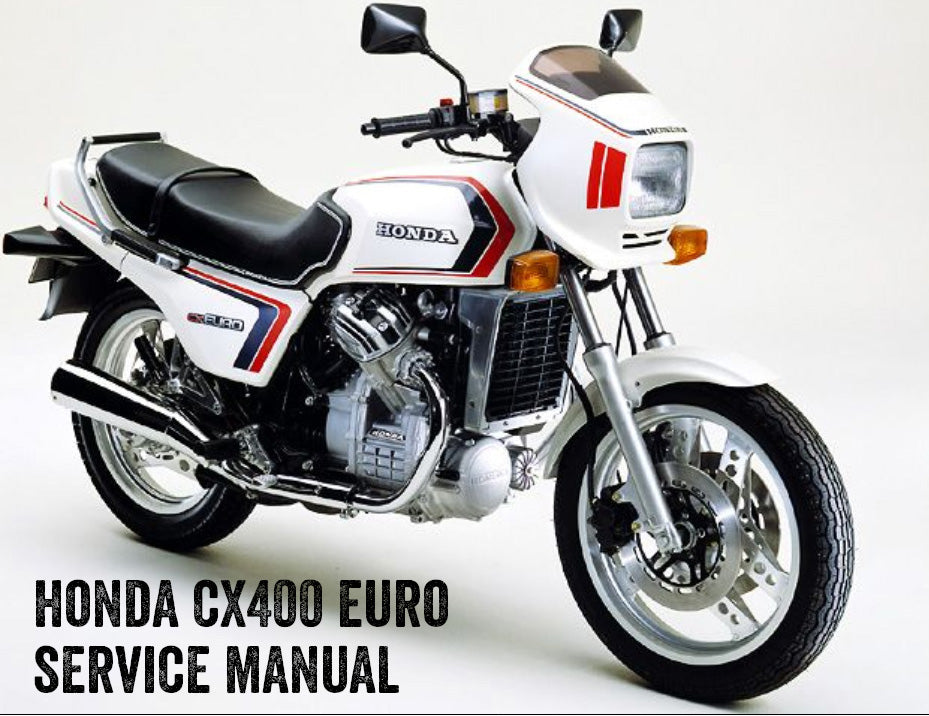 1981-1983 Honda CX400 CX 400 EC Deportes Eurosport Manual